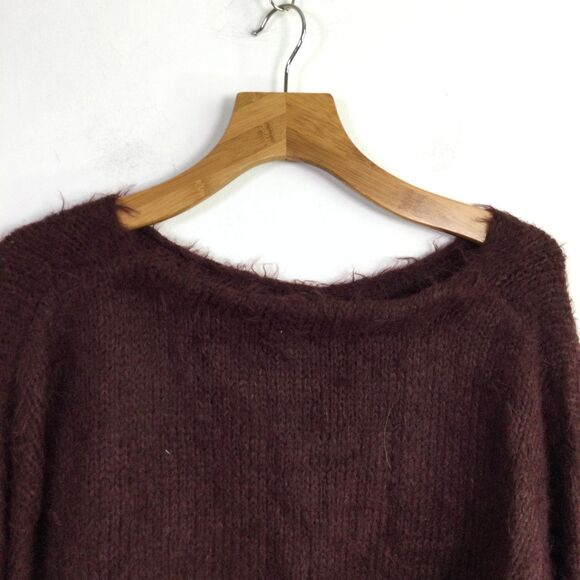 Free People Women's Pullover Crop Sweater Olivia Long Sleeve Decadent Size L NWT - Picture 8 of 16